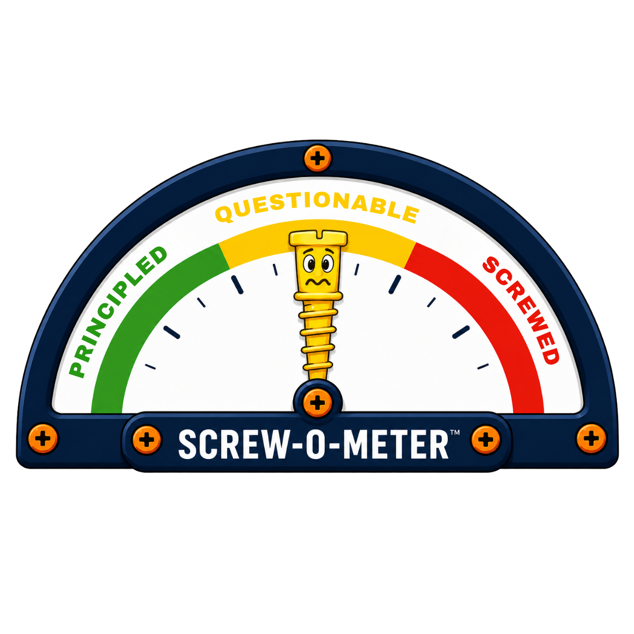 Screw-O-Meter rating: SCREWED